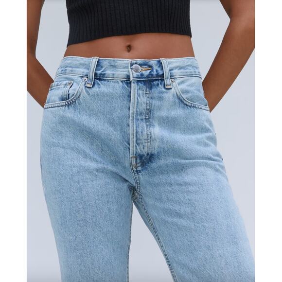 EVERLANE NWT The The Rigid Relaxed Straight Slouch Jean in Vintage // 33 - Picture 3 of 16